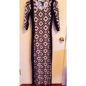 Tribal maxi dress